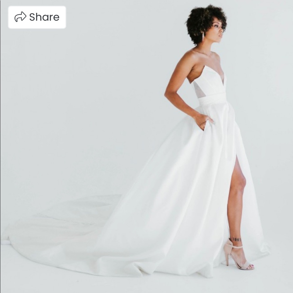 Ines Di Santo couture wedding dress